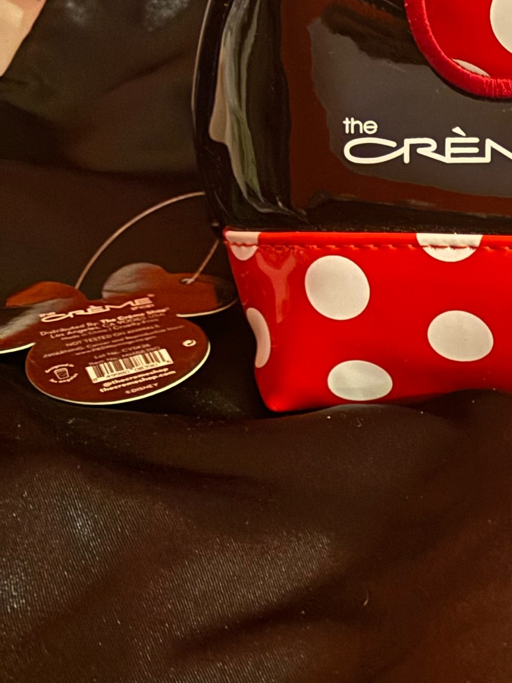 The Crème Shop x Minnie Mouse Red Polka Dot Cosmetic Bag